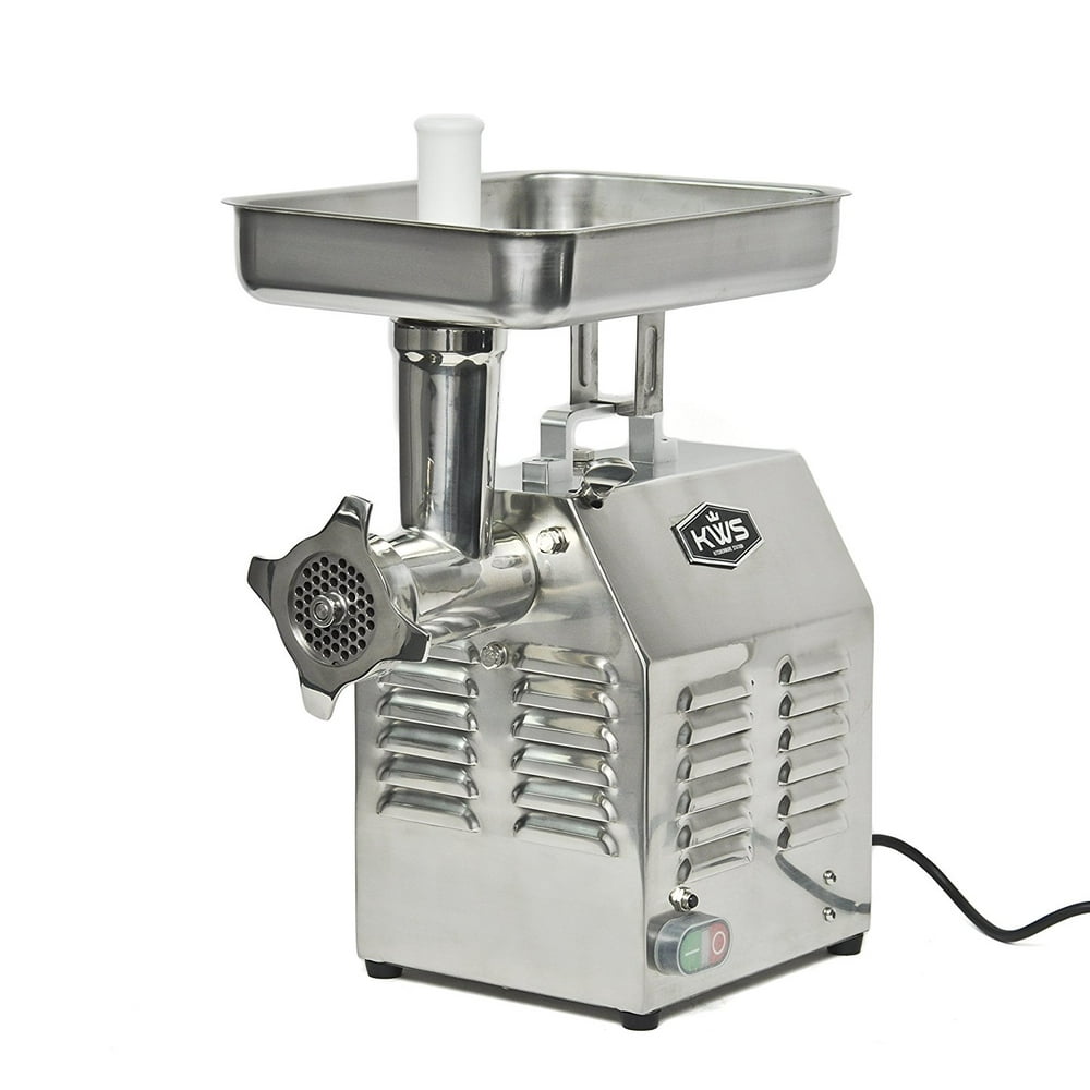 KWS TC12 Commercial 765W 1HP Electric Meat Grinder Stainless Steel