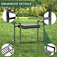 thumbnail image 4 of Garden Kneeler and Seat, 10.2" Wider Heavy Duty Thick Gardening Bench for Kneeling and Seat - Multifunctional Kneeler Bench, Gardening Gifts for Women, Seniors Grandparents, Black, 4 of 10