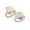 Nude&Rose Gold, variant on NEW! Rinfit Silicone Wedding Ring for Women - Soft Rubber Wedding Band Replacement - Oversized Diamond Metal Framed Collection - 2 Rings Set