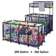 thumbnail image 2 of Yescom 2 Pack Mesh Pool Storage Bin Rolling Cart Noodle Holder Organizer 2026, 2 of 9