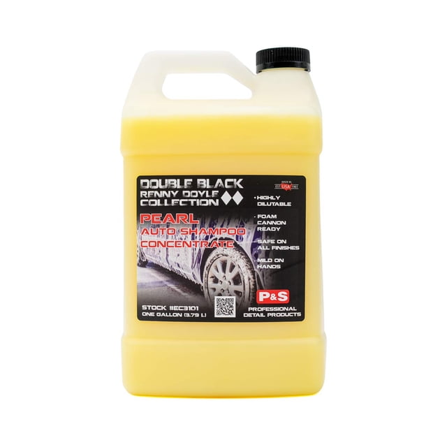 Champú Auto P & S Pearl con alto contenido de espuma con aroma a limón, 3,78 litros