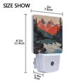 thumbnail image 4 of Yayeee LED Plug in Night Light for The Home with Auto Dusk to Dawn Light Sensors, 2 Pack, Mountains at Dawn, 4 of 6