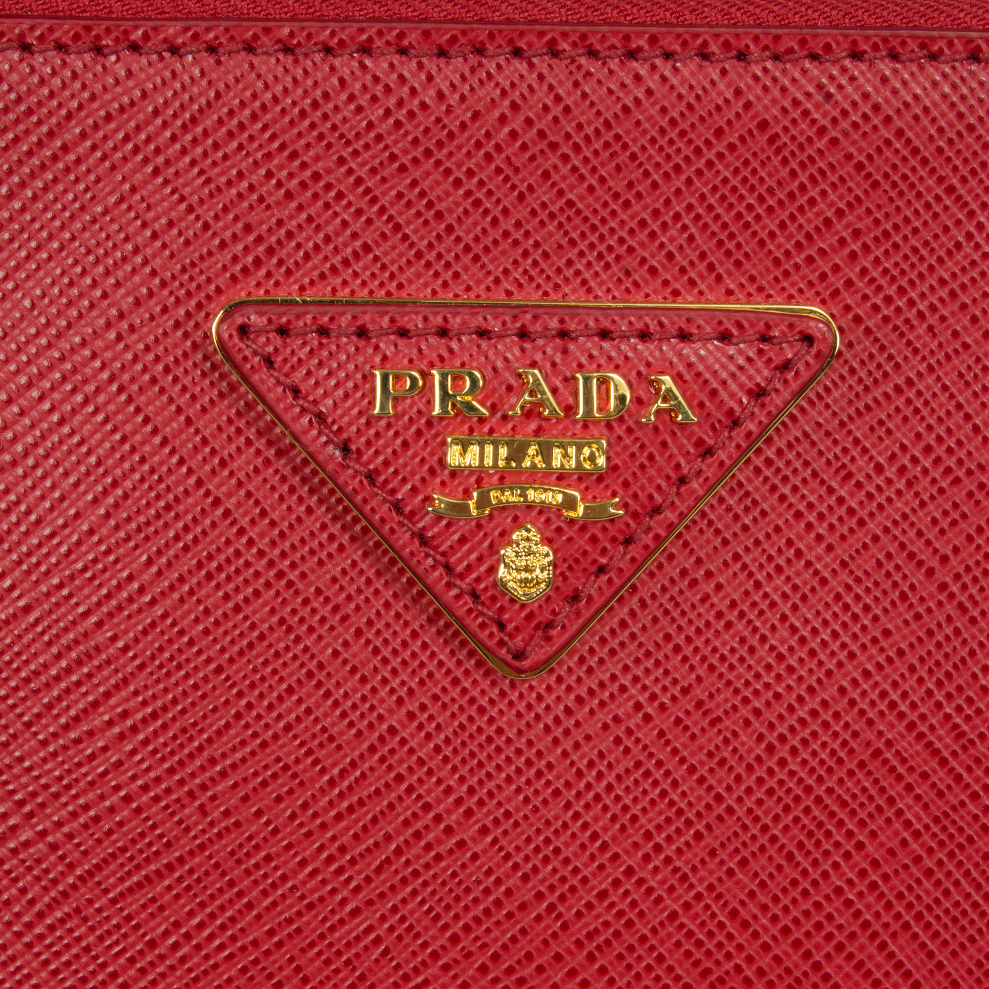 Prada Ladies Fiery Red Monochrome Saffiano Leather Shoulder Bag-Small  1BD127OOO2ERX F068Z 8050533319225 - Handbags - Jomashop