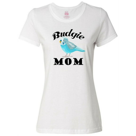 Inktastic Budgie Mom Parakeet Budgerigar Bird Women's T-Shirt
