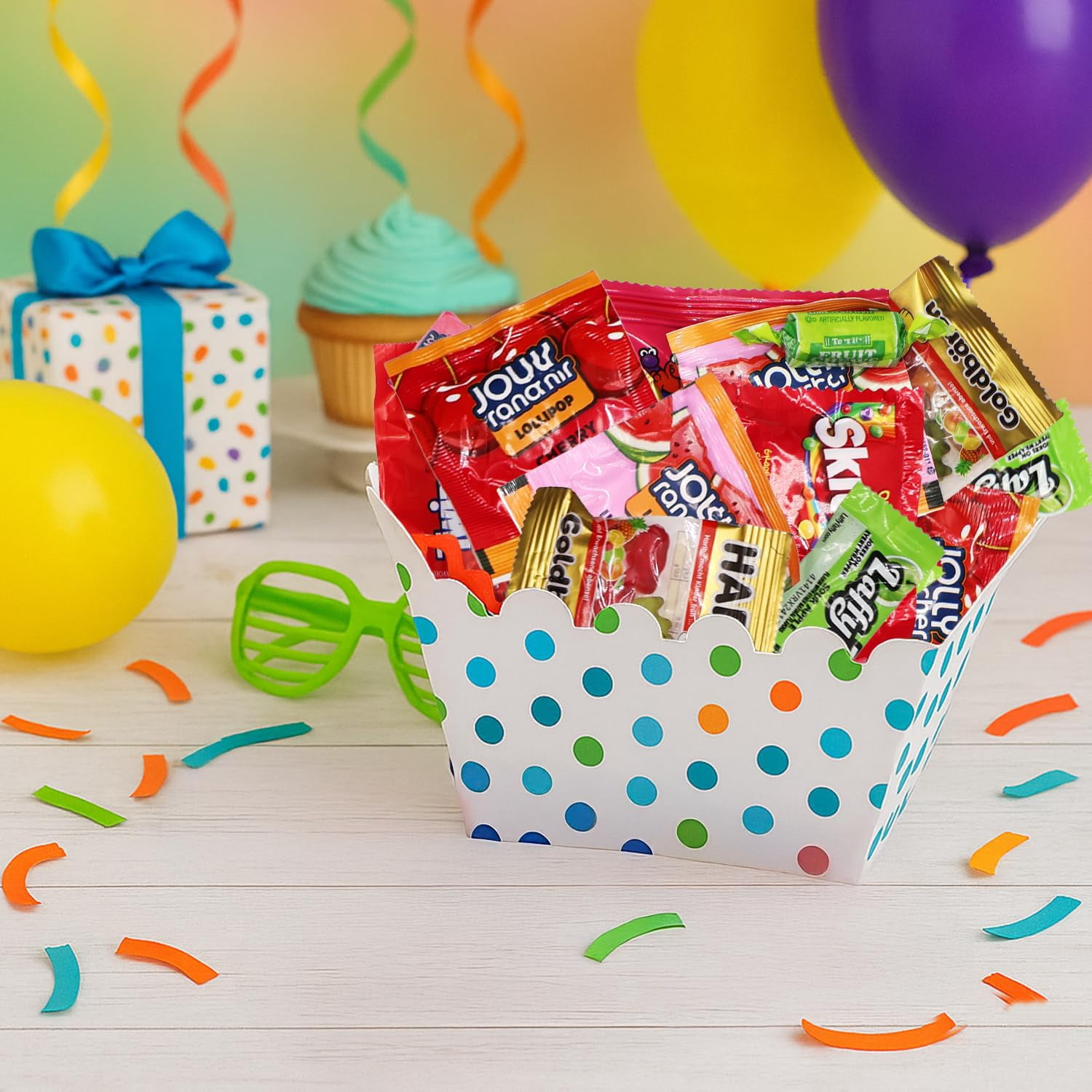Zisbers Candy Bulk Variety Pack, 5 lb Individually Wrapped Candy Bag Mix, Mixed Candy Assortment Bag, Approx. 250 Pieces