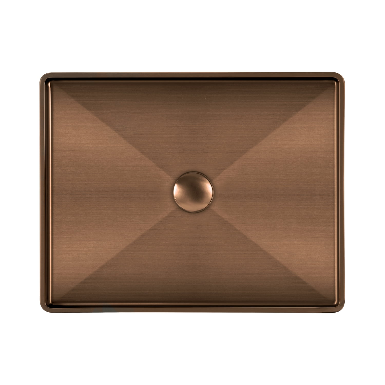 Whitehaus Noah Plus Bathroom Sink With Copper Finish WHNPL1578-CO