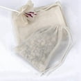 thumbnail image 2 of 100 Pieces Drawstring Cotton Bags Muslin Bags,Tea Brew Bags (4 x 3 Inches), 2 of 7