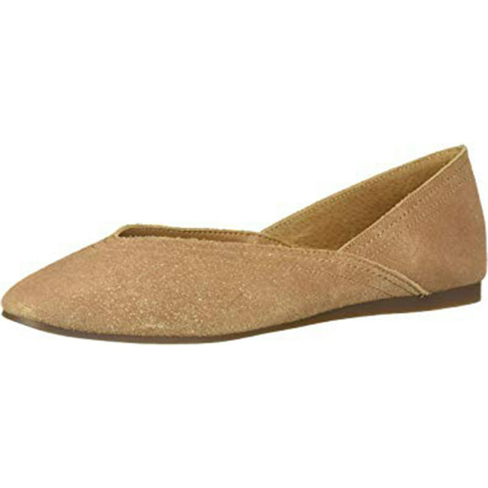 Lucky - Lucky Brand Women's Alba Leather Closed Toe Memory Foam Ballet Flat - Walmart.com