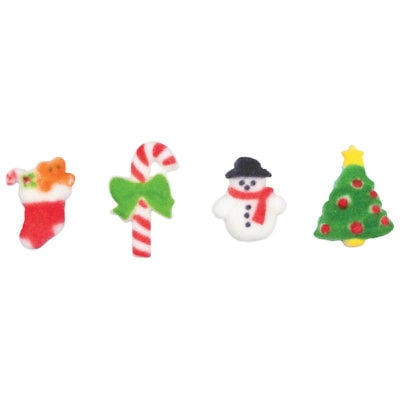 Merry Miniatures Candy Cane Christmas Tree Snowman Stocking