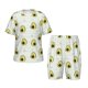 thumbnail image 1 of Fotbe Avocado of a Hear Pijama Estampada de 2 Piezas para Niños – Ropa de Dormir de Manga Corta Cómoda para Niños y Niñas, Camiseta y Shorts de Algodón-Small, 1 of 6