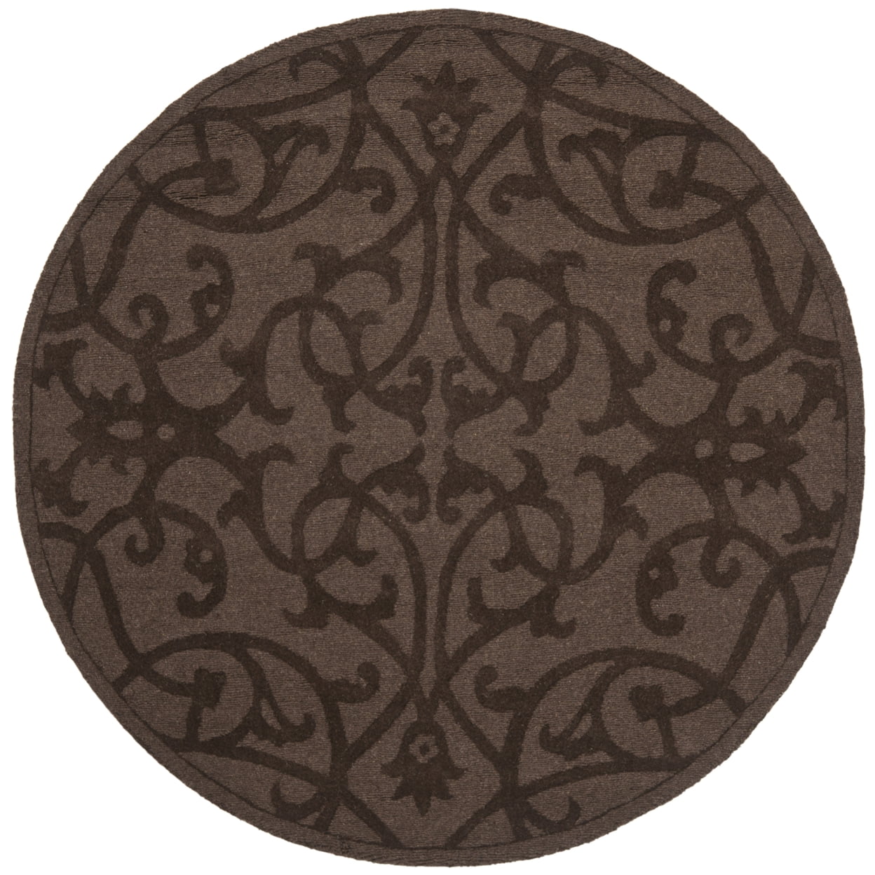 SAFAVIEH Impressions IM341A Handmade Brown Rug
