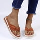 thumbnail image 4 of Moda mujer correa de tobillo verano sandalias planas chanclas Shose Wmkox8yii hj789, 4 of 6
