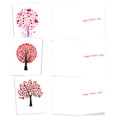 thumbnail image 4 of The Best Card Company 20 Assorted Valentine's Day Notes Set 4x5.12 w/ Envelopes, 10x2 Designs, For Men, Women, Love Trees AM3185VDG-B2x10, 4 of 8