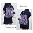 thumbnail image 6 of FORMRS Women's Travel Backpack Purse Anti-Theft Hidden Pockets Casual Shoulder Bag, Watercolor Pink Marble Pattern, 6 of 7