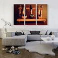 thumbnail image 2 of ARTCANVAS Pipes Home decor Canvas Art Print - Size: 60" x 40" (0.75" Deep) (3-Piece), 2 of 9