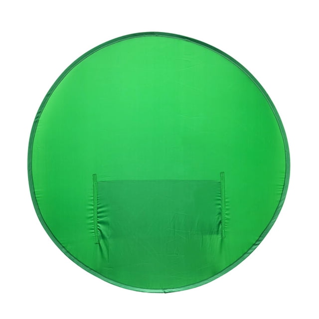 Photography Background,Collapsible Webcam Background Photography Chair Chromakey Key Screen Round Green Backdrop Proven Performance