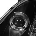 thumbnail image 5 of LED Halo Projector Headlight In Matte Black Housing Clear Lens Made For And Compatible With 2005 - 2006 Infiniti G35 4r Sedan 05 06, 5 of 7