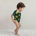 thumbnail image 5 of Rocae Sunflowers And Blue Flower for Baby Climbing Clothes Soft Baby Romper for Active Infants Comfortable and Breathable Crawling Jumpsuit Unisex Baby Outfit 6 Months, 5 of 8