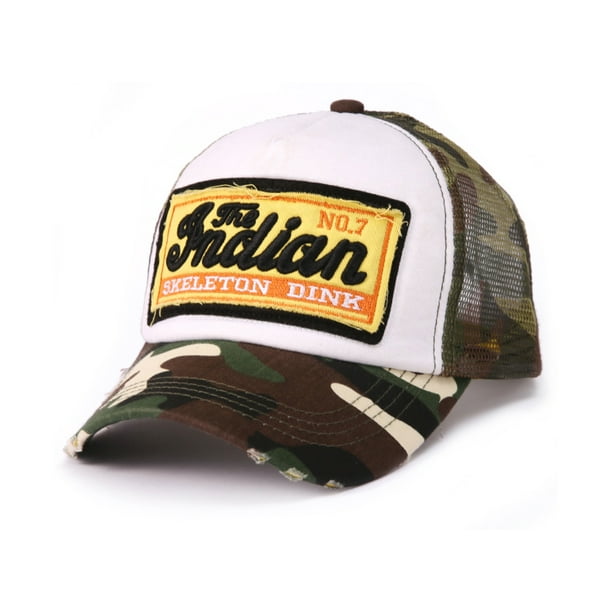 Gorra de béisbol Indians Anime Summer Trucker para hombre y mujer