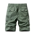 thumbnail image 4 of Mens Cargo Shorts Mens Board Shorts Athletic Shorts Breathable Sweatshorts Mens Stretch Chino Shorts Drawstring Elastic Waist Gym Shorts Women Summer Shorts for Men Beach Vacation, 4 of 4