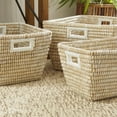 thumbnail image 6 of Napa Home and Garden Rivergrass 3 Piece Basket Set with Handle, 6 of 7