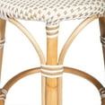 thumbnail image 4 of Butler Specialty Company Tabouret de Comptoir Rond en Rotin 24" - Blanc et Beige, 4 of 8