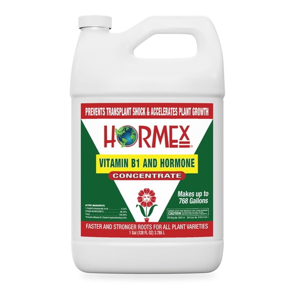 Hormex Vitamin B1 Rooting Hormone Concentrate – Root Stimulator and Root Hormone, 128oz
