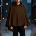 The Cloak Rome IWRICH Hooded Cloak for Men Women Halloween Gothic Renaissance Cape ...