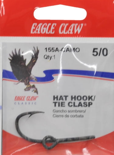 Details about   Eagle Claw 3 3 Pks 155RWBA Hat Hooks Tie Clasp Fishing Hook Red,White,Blue “Save 