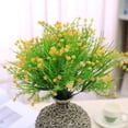 thumbnail image 3 of Artificial Flowers Babysbreath Fake Water Plants Bouquet 6 Bundle Fake Plants Wedding Bridle Bouquet Outdoor Home Office Christmas Decor (Red), 3 of 5