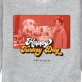 thumbnail image 3 of Friends - Happy Turkey Day - Men's Crew Neck Fleece Pullover, 3 of 5