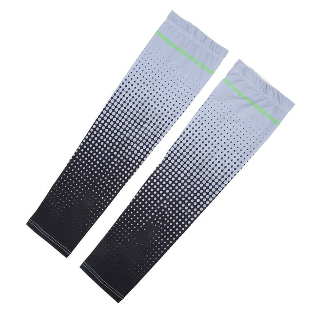 Manches de Bras, Manches de Bras de Football Absorbant l'Humidité pour le Soulagement de la Pression pour le Cyclisme Gris