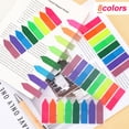 Writeable Sticky Arrow sixwipe 3200 Pcs Sticky Tabs Page Markers, Arrow Flag Tabs Self ...