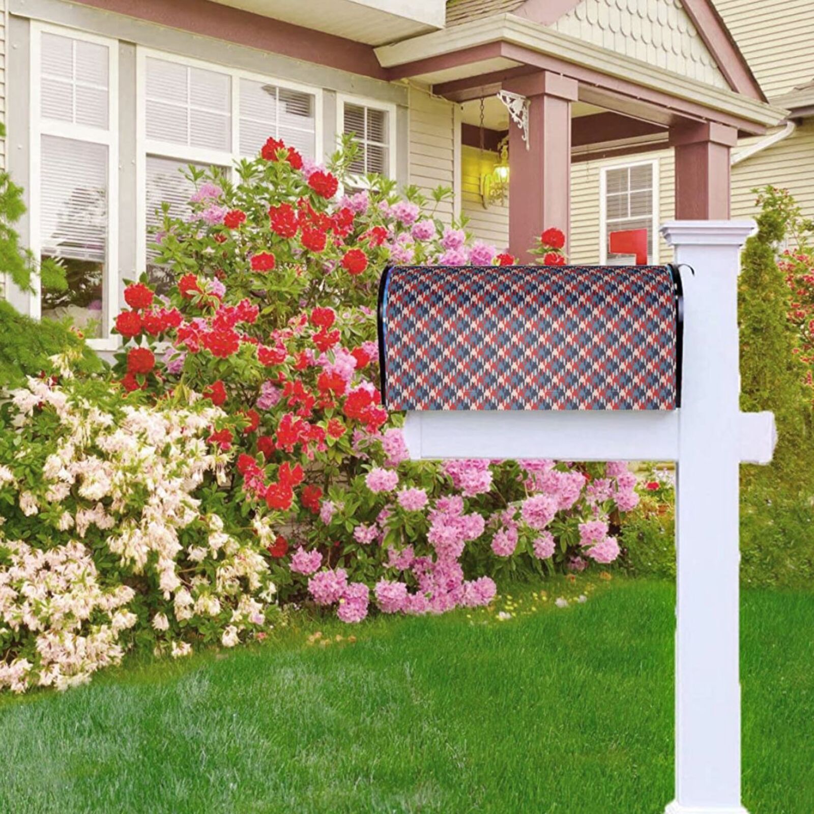 Kdxio Magnetic Mailbox Cover 25.5x21 in Mailbox Cover Outdoor Decoration Holiday Mailbox Covers for Home Garden Yard-25.5x21 in