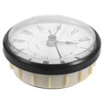 thumbnail image 2 of Clock Insert Round Clock Face Roman Numeral Quartz Clock Insert Clock Supply, 2 of 4