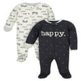 thumbnail image 1 of Baby Neutral Zip up Sleep ‘N Play Pajamas  2-Pack  Sizes Newborn - 6/9 Months, 1 of 8