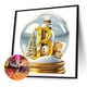 thumbnail image 5 of Pintura de Diamante 5D Wdftyju DIY Taladro Redondo Completo Navidad Bola de Cristal B 50x50cm, 5 of 9
