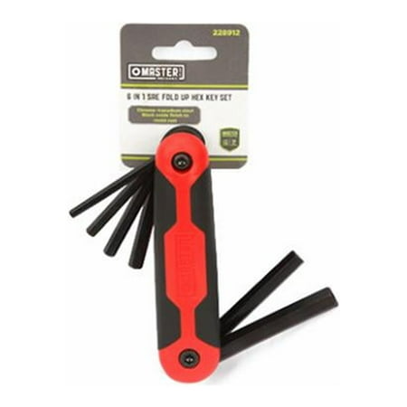 

Master Mechanic GS050812 6-In 1 SAE Hex Key Set Fold-Up - Quantity 6
