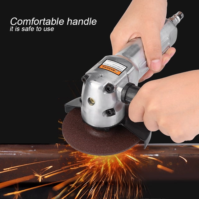 Amoladora angular con almohadilla de lijado de 4 pulgadas, pulidora neumática, herramienta de pulido de 11000 rpm