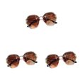 thumbnail image 1 of relayinert Protection Sunglass Vintage Rhinestone Glasses For Outdoor Activities Metal Vintage Frameless Rhinestone Glasses sepia 3Set, 1 of 6