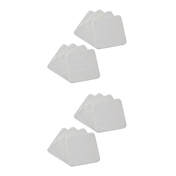 Wosthever Pinzas fáciles de instalar de 4 piezas, ampliamente utilizadas para almohadillas antideslizantes, función Vacuum Tech, color blanco, Blanco 8 Piezas 2Conjunto