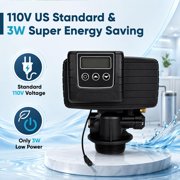 5600SXT Water Softener Control Head, 110V Water Softener System Filter Control Head, Electronic Water Softener Valve, Inlet/Outlet DN25, Complete Accessories