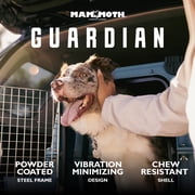 Mammoth Guardian Strong and Durable 36 Plastic Dog Kennel, Blue, Heavy-Duty Travel Crate