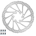 thumbnail image 1 of Rotor de Freno de Disco para Bicicleta G3, Ultraligero, de 180 mm, para Bicicleta de Montaña y Carretera con 6 Pernos., 1 of 7