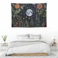 thumbnail image 4 of Acheng Botanical Moon Phase Tapestry - Floral Plants Boho Tapestry Wall Hanging Bohemian Mandala Wall Tapestry for Bedroom Aesthetic Home Dorm 60x40in, 4 of 7