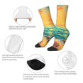 thumbnail image 3 of Yiaed Island Beach Guinea Pig Print Great elasticity Crew Socks Sports socks for Men and Women, 3 of 5