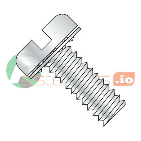 

10-32 x 1/4 SEMS Screws / Internal Tooth Washer / Slotted / Pan Head / Steel / Zinc (Quantity: 5 000 pcs)