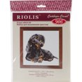 thumbnail image 1 of Riolis Counted Cross Stitch Kit 9.75"X9.75"-Dachshund (15 Count), 1 of 3