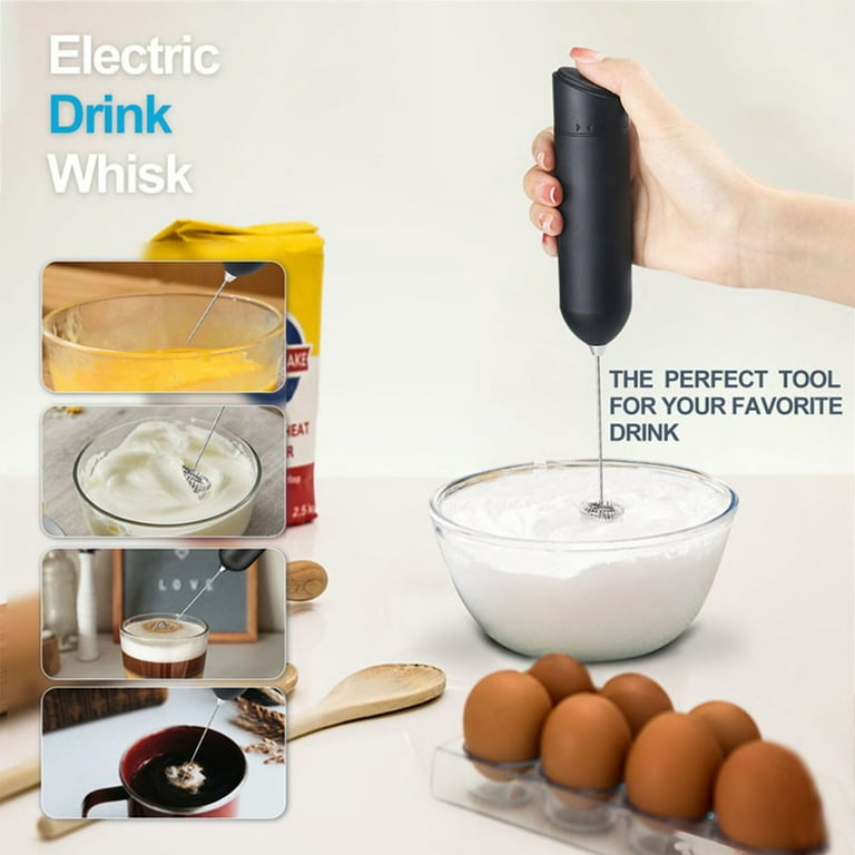Electric Frother Milk Mixer Drink Foamer Coffee Egg Beater Whisk Latte  Stirrer 