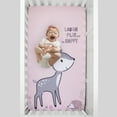 thumbnail image 2 of Little Love by NoJo Sweet Deer Fitted Crib Sheet, 28 x 52", 2 of 3